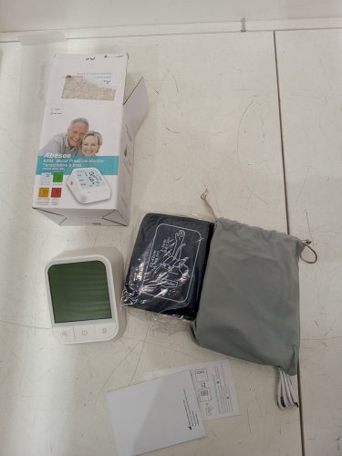 abesee Upper Arm Blood Pressure Monitor for Home Use - WHITE  (model: AOJ-30C) image 2