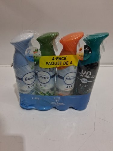 4PK Febreze Air Refreshers - 250g each - Linen & fresh / gain /fresh lemon / ocean image 2