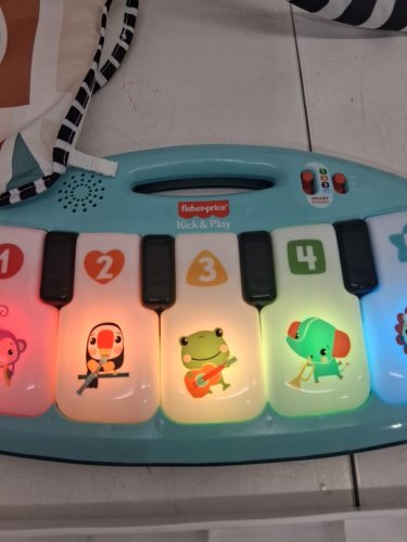 FISHER-PRICE 4-IN-1 BABY PLAYMAT GLOW AND GROW KICK & PLAY PIANO GYM - MULTICOLOUR - (MODEL: HVX56-9963) image 3