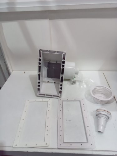 hydrotools Complete Widemouth Thru-Wall Skimmer - 14" x 7.5" - white - (model:8939) image 2