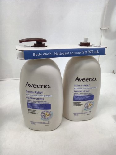 2 AVEENO STRESS RELIEF BODY WASH - lavender - 975ML each image 2