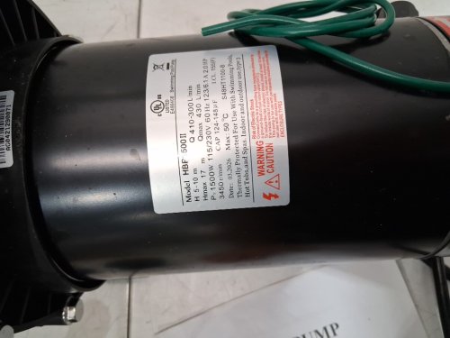 TOGARHOW 2.0 HP SELF PRIMMING POOL PUMP DUAL VOLTAGE WITH STRAINER BASKET - 8000GPH 1500W 115-230V 60HZ - BLACK (MODEL: ‎HBP1500II) image 5