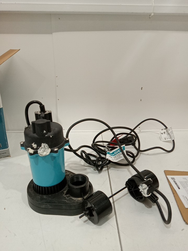 Little Giant BSP33V Automatic Submersible Sump Pump -1/3hp -115v - 48gpm - 2880GPH - blue (MODEL: 506251) image 3
