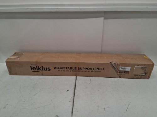 4PK LEIKIUS Heavy Duty Aluminum Handle Adjustable Support Poles - 49" - 114" - BLUE/BLACK (MODEL: LK-DGS-8) image 2