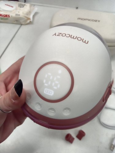 MOMCOZY MOBILE STYLE M6 HANDS-FREE SLIM DOUBLE BREAST PUMP - COZY RED (MODEL: BP311) image 7