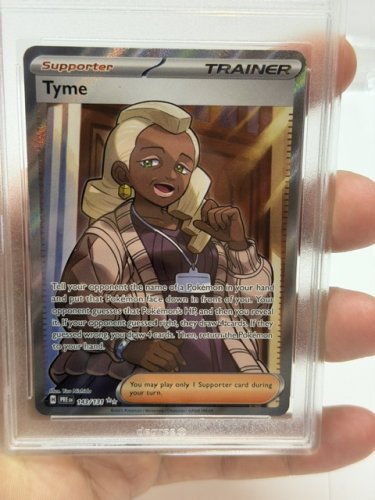 DEGREE GRADED 10 GEM MINT 2025 POKEMON S&V PRISMATIC EVOLUTIONS TYME FA SECRET CARD #143 image 2