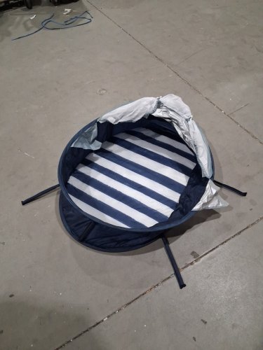 KIDS BABYMOOV BABYNI INFANT POP-UP BEACH SHELTER TENT - UPF 50+ SUN PROTECTION, VENTILATED OUTDOOR CANOPY, FLOOR MAT, TRAVEL BAG - BLUE image 2