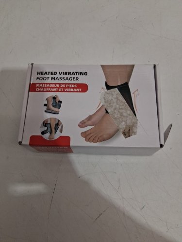 BAISEMAIN HEATED VIBRATING FOOT MASSAGER BRACE - BLACK - (MODEL: 10240102) image 2
