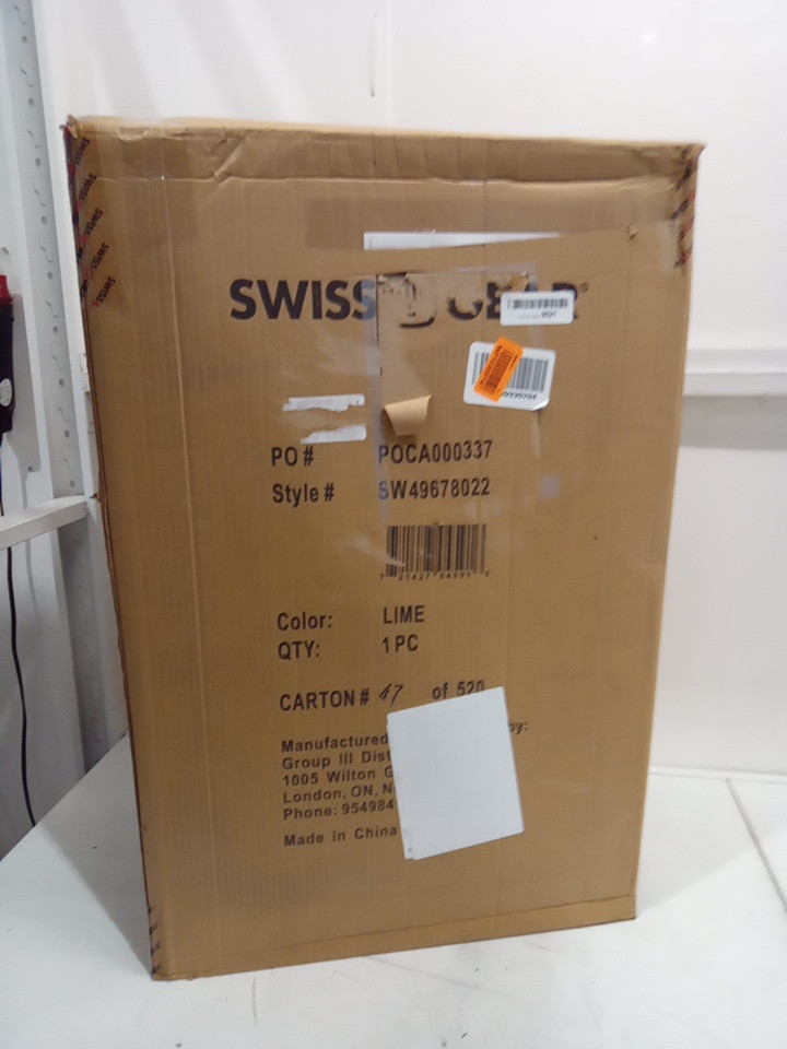 Swissgear Signature collection hardside luggage - 28" - Lime green image 2