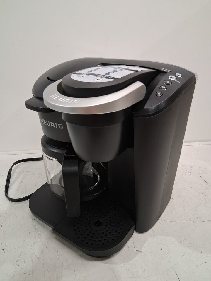 KEURIG K-DUO ESSENTIALS SINGLE SERVE & DRIP COFFEE MAKER - 12 CUP GLASS CARAFE - BLACK (model: k-duo esentials 5000) image 3