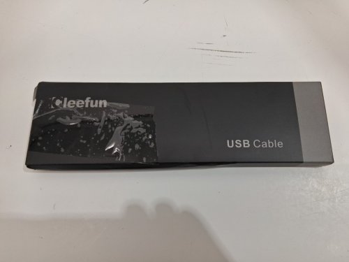 5PK CLEEFUN TYPE C FAST CHARGE CABLE - 1ft - black image 3