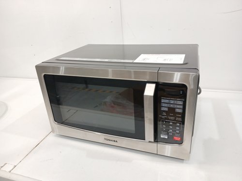 TOSHIBA COMPACT COUNTERTOP MICROWAVE OVEN - 1.2CU.FT - 1500W - STAINLESS STEEL (MODEL: ML-EM31P(SS)/CA) image 3