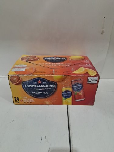 24PK  Sanpellegrino Naturali Italian Sparkling Drinks - 330ML - Lemon/Orange image 2