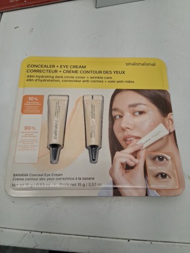 2PK SHAISHAISHAI banana concealer + eye cream - 15g/each image 2
