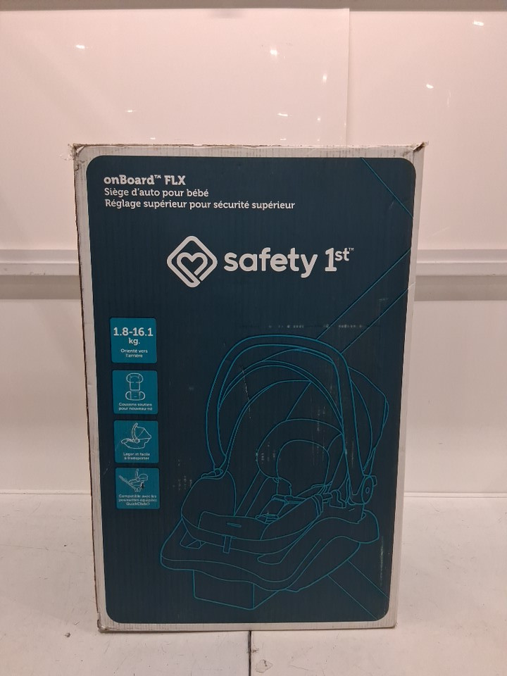 SAFETY 1ST onboard flx infant car seat 4-35lbs - grey/black (model: 22242chay) image 2