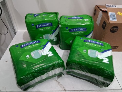 80PK medline fitright ultra heavy absorbency adult diapers - extra large / 56" - 64" - multicoloured (model : FITULTRAXLG) image 4