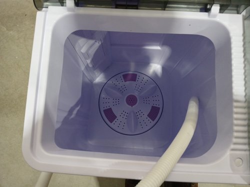 dortala twin tub portable semi-automatic washing machine - 29" x 16.5" x 31.5" - dark grey (Model: fp11210us-gr) image 8