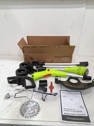 hooseen CORDLESS GRASS TRIMMER  - 12V - green (MODEL: fh-gt120) image 2