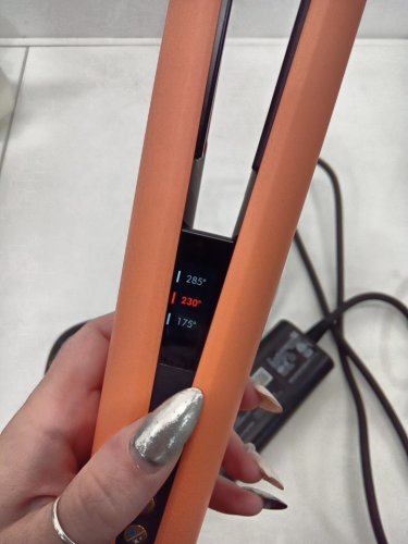 dyson airstrait wet to dry hair straightener - LIMITED EDITION APRICOT/ TOPAZ  (model: ht01) image 9