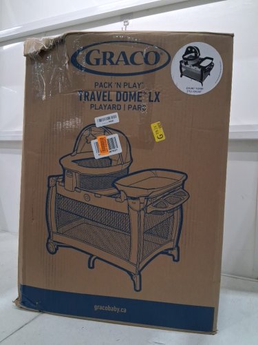 GRACO PACK 'N PLAY TRAVEL DOME LX PLAYARD - 23" X 12.4" X 32.2" - ASHLAND (MODEL: 2165735) image 2