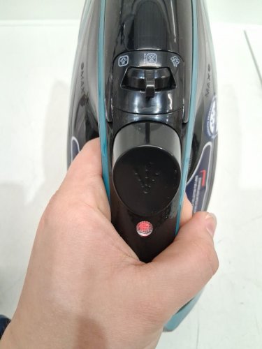 T-FAL ULTRAGLIDE PLUS ENHANCED STEAM IRON WITH CALCIUM COLLECTOR - BLACK/TEAL (MODEL: 1980969/FV5871Q0) image 4