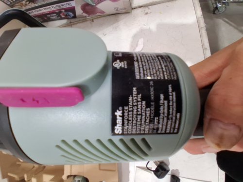 SHARK STAINFORCE CORDLESS HANDHELD CARPET/UPHOLSTERY STAIN CLEANER - (MODEL: HX101C) image 5