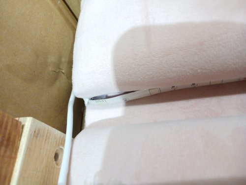 giantex velvet upholstered led platform bed frame - Queen - pink (model: hu10863pi-Q) image 7