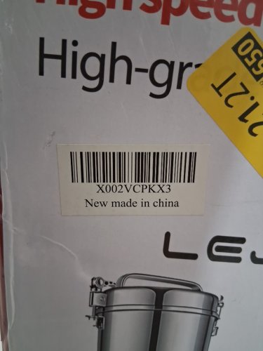 lejieyin electric high speed grain grinder mill for seeds, flour, herbs, spices - 2000W - 1000G capacity - silver (model: 1000A) image 3