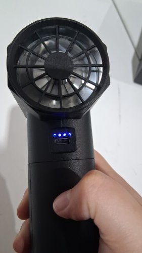 TYPE S multipurpose AD2 Pro Electric Air Duster with Brushless Motor & LED - 4 adjustable speed levels - 12,000 mah, 20,000-90,000 rpm, 120 minutes run time - black (model: 1978193 / AC534772) image 4