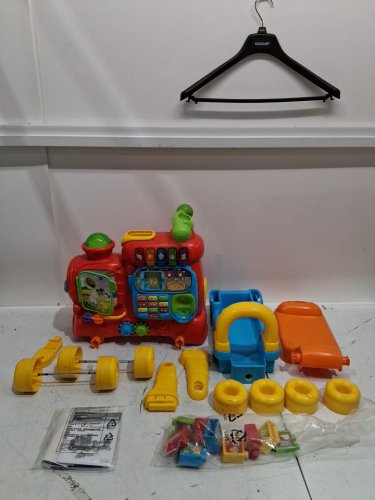kids VTech Sit-to-Stand Ultimate Alphabet Train toy - Red/green/blue (model: ‎80-181901) image 3