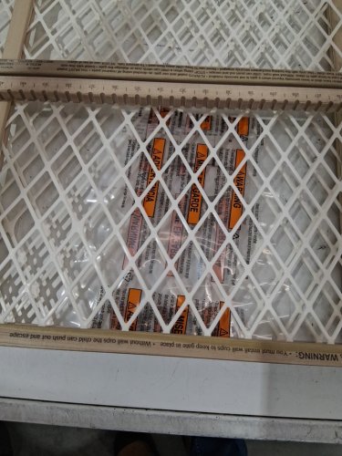 toddleroo by North States Diamond Mesh safety Gate - 26.5" - 42" x 23" - wood (model: 4600) image 4