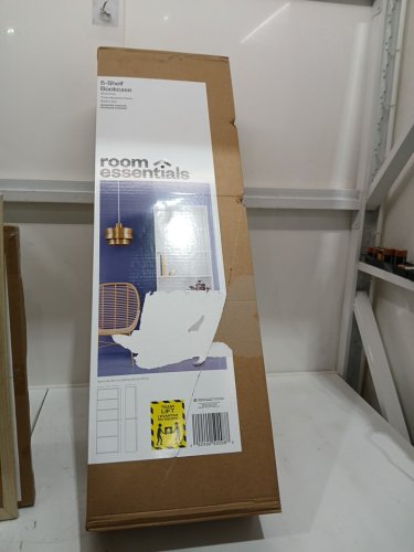 Room essentials 5-shelf Bookcase - 71.18" x 24.49" x 11.57" - White image 2