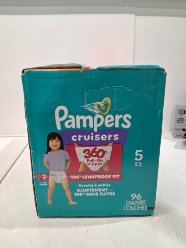 96PK PAMPERS PULL ON CRUISERS 360° 100% leakproof fit DISPOSABLE BABY DIAPERS - SIZE 5 (27LBS+) image 4
