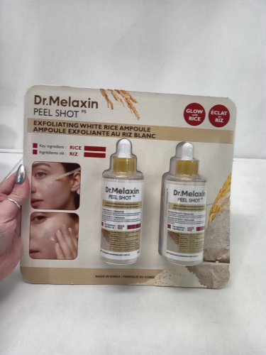 2pk Dr.Melaxin  Peel Shot Exfoliant White Rice Ampoule -100ML (model: 2035070) image 2