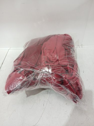 (1 panel) Shiny luxury Extra Long Light Blocking Velvet Curtains with rod pockets - 100" x 144" - ruby / red image 2