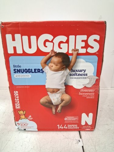 144PK HUGGIES DISNEY BABY LITTLE SNUGGLERS BABY DIAPERS - SIZE NEWBORN (UP TO 10LB) - DISNEY WINNIE THE POOH (MODEL: 55737-N) image 3