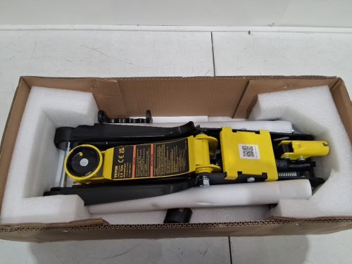 Heavy Duty Low Profile Heavy-Duty Steel Floor Jack with Single Piston Hydraulic Pump - 2.5 Ton cap - Yellow (model: wd-a-02250-a00-0) image 4
