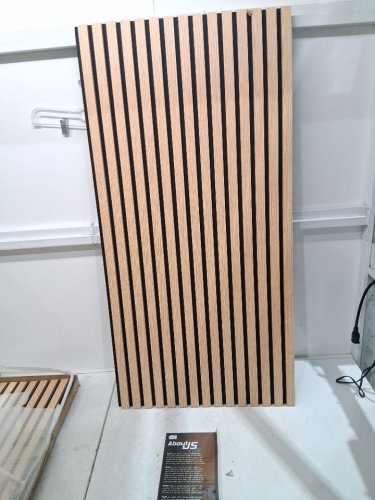 2pk Art3d Wood Slat Acoustic Panels for Wall and Ceiling - 47" x 24" - oak ‎ (model: A3111*2) image 3