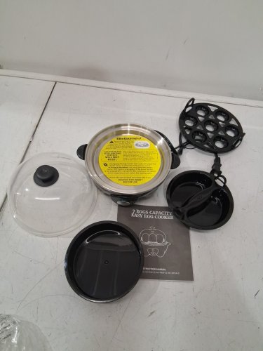 ELITE GOURMET BY MAXI-MATIC EASY EGG COOKER - BLACK (MODEL: EGC-007B) image 3