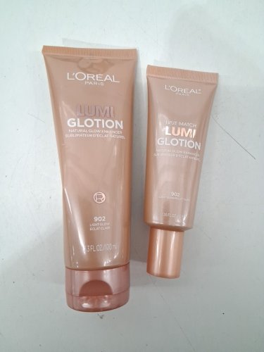 2pc l'oreal paris lumi glotion - 100ml/40ml - 902 light glow image 2