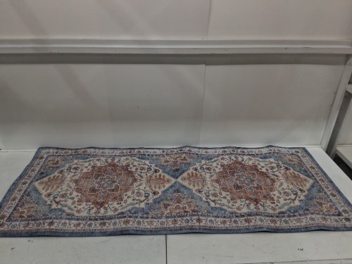 THOMASVILLE COMFORT anti fatigue kitchen floor MAT - 2FT X 5FT - BLUE /orange/red (model : 1917722) image 2