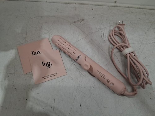 L'ANGE HAIR LE DUE grande 360° AIRFLOW STYLER, 2-IN-1 CURLING WAND AND TITANIUM FLAT STRAIGHTENER, DUAL VOLTAGE AND ADJUSTABLE TEMP - pink (MODEL: a311). image 3