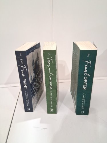 (paperback) 3pc dreamland billionaires complete series (the fine print, terms and conditions, final offer) by lauren asher image 3