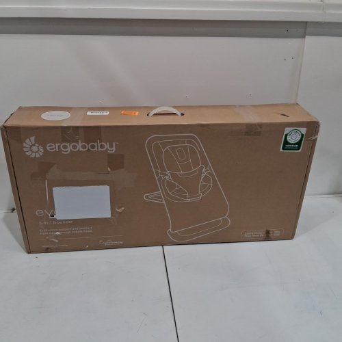 ERGOBABY EVOLVE 3-IN-1 ADJUSTABLE BOUNCER FOR NEWBORNS TO TODDLERS UP TO 20LBS - LIGHT GREY image 2