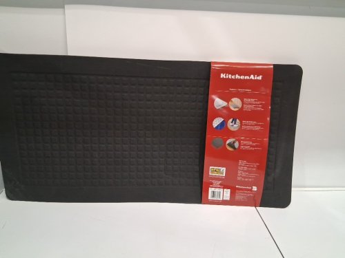 KITCHENAID GOURMET SERIES KITCHEN COMFORT CUSHIONED MAT - 20" X 39" - BLACK (MODEL: 2796321) image 3