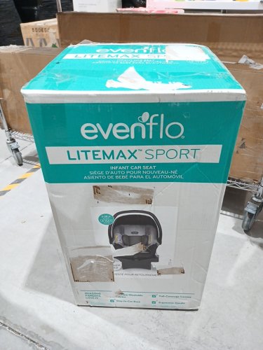 EVENFLO LITEMAX SPORT REAR-FACING INFANT CAR SEAT - 30LBS max - GRAPHITE GREY (model: cs100112403c) image 2