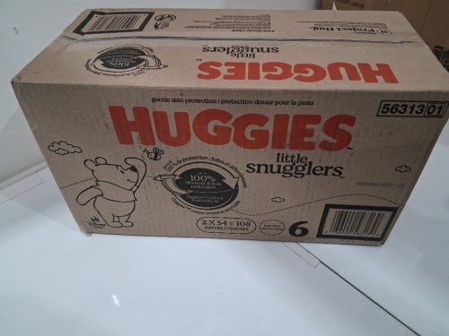 108pk huggies little snugglers outstanding active fit disposable baby diapers - size 6 - disney baby winnie the pooh image 3