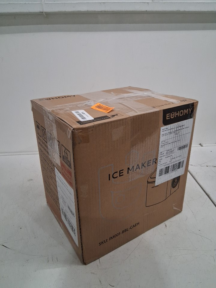 EUHOMY Countertop Ice Maker Machine - MAKES 26LB/Day - BLACK (MODEL: im-06d/IM001-Bbl-CAEH) image 2