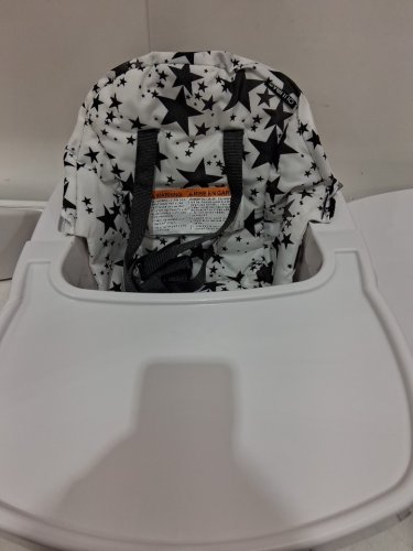 EVENFLO 4-IN-1 EAT & GROW CONVERTIBLE HIGH CHAIR - POP STAR GREY/ black/white (MODEL: 28122315) image 4