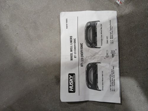 Husky Liners Wheel Well Guards For 2007-2013 Chevrolet Silverado 1500 - Black (Model:79001) image 3